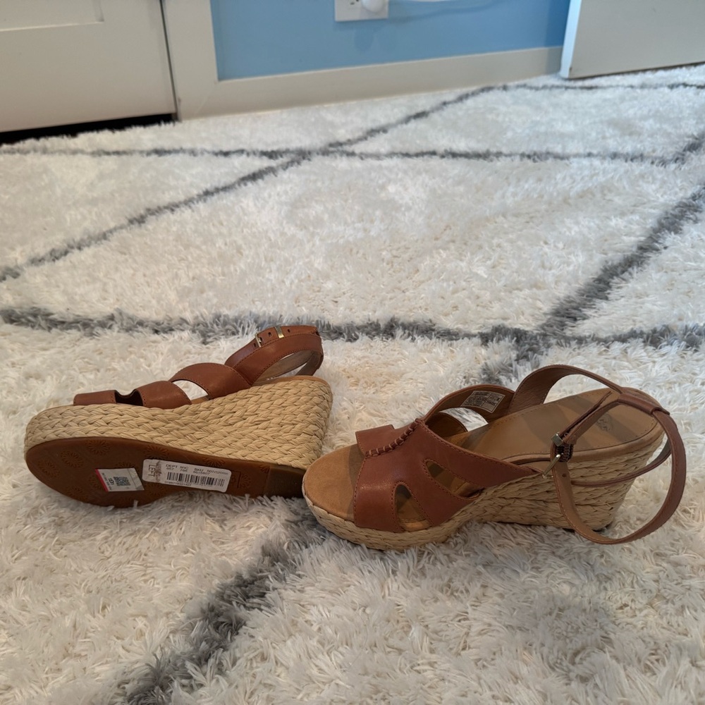 Brown UGG Wedge Sandals 8.5